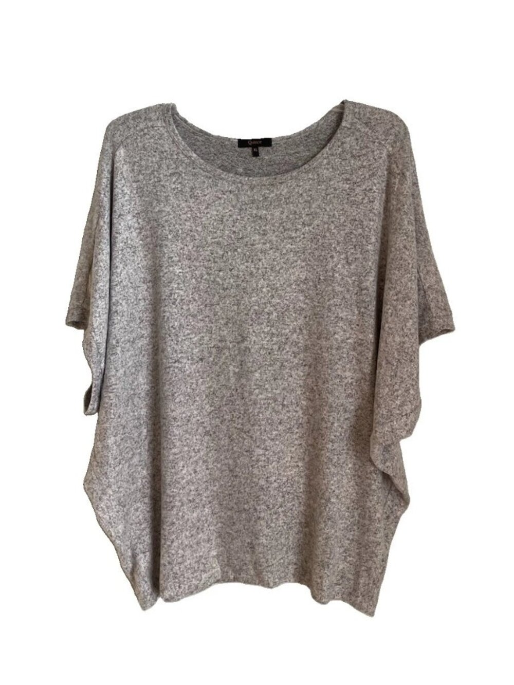 Quince Heather Gray Brushed Short Sleeve Lounge Tee